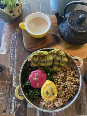   at Buddha Bowl Cafe in Newtown