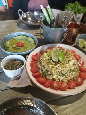 Cabbage salad at Buddha Bowl Cafe in Newtown