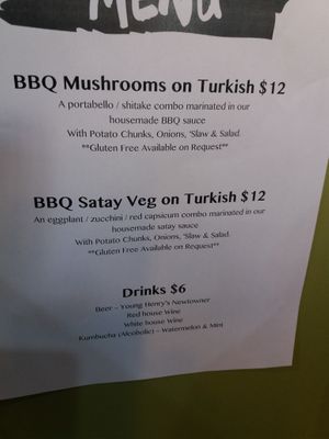 Menu at Buddha Bowl Cafe in Newtown