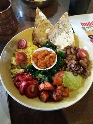 Epic Vegan Brekky at Buddha Bowl Cafe in Newtown