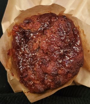 Sorry not a great photo. Muffin of the day (PB&J) at Sweet Hart Kitchen in Toronto