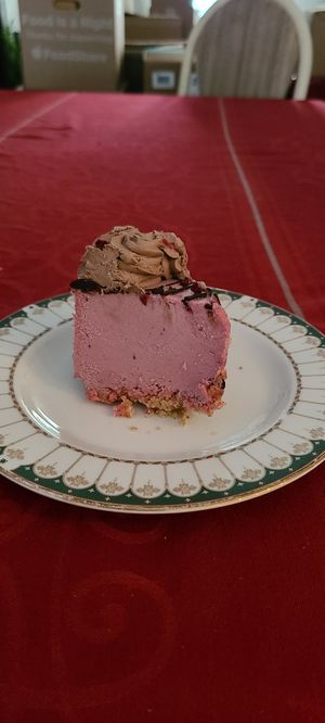 Chocolate Raspberry Cheesecake at Sweet Hart Kitchen in Toronto