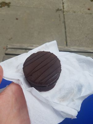 Wagon wheel at Sweet Hart Kitchen in Toronto