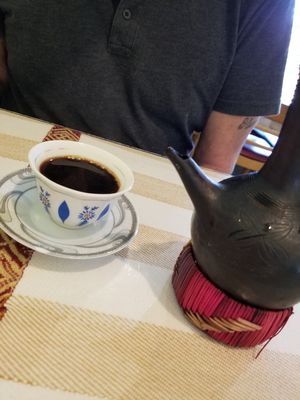 Coffee at Taste of Ethiopia in Greensboro