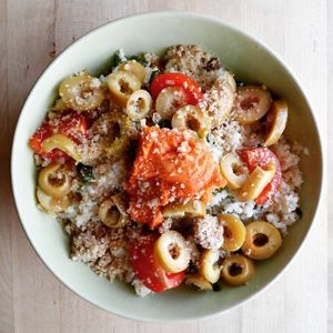 Couscous salad at Freshys in Skopje