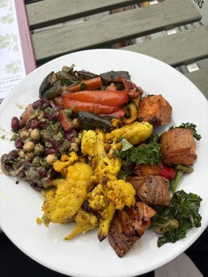 Mixed salad plate   at Foodilic in Brighton