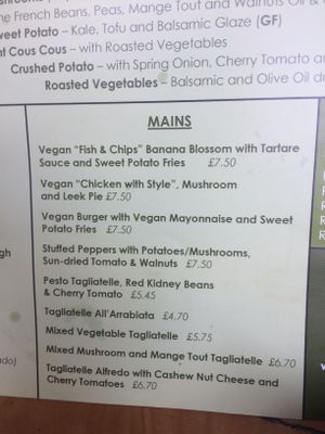 Menu at Foodilic in Brighton