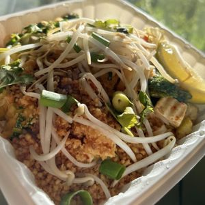 Pad Thai (Made Vegan, No Egg, With Tofu)  at Ning Thai Cuisine in Pahoa