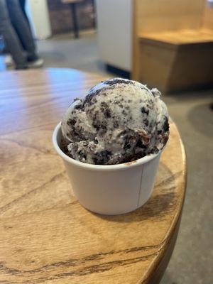 Cookies and cream   at Coneflower Creamery in Omaha
