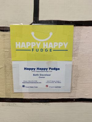 😄  at Happy Happy Fudge in Leavenworth