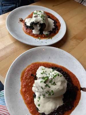 Chile relleno vegan at Sweetwater Harvest Kitchen in Santa Fe
