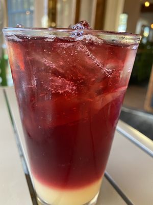 Refreshing drink   at Sweetwater Harvest Kitchen in Santa Fe