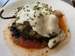 Chili Relleno  at Sweetwater Harvest Kitchen in Santa Fe
