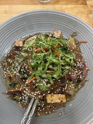 Korean noodles   at Sweetwater Harvest Kitchen in Santa Fe