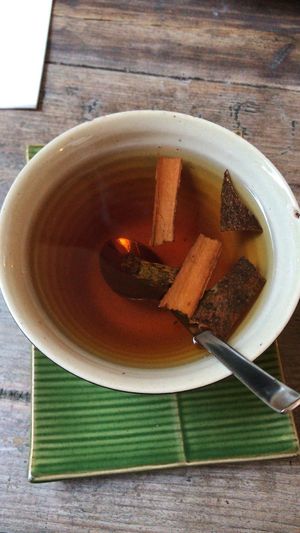 Apple cinnamon tea  at Chum Chay in Cologne