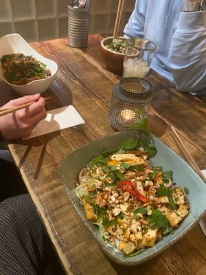 Xao sa ot bun and pho sao sot me  #Veganuary at Chum Chay in Cologne