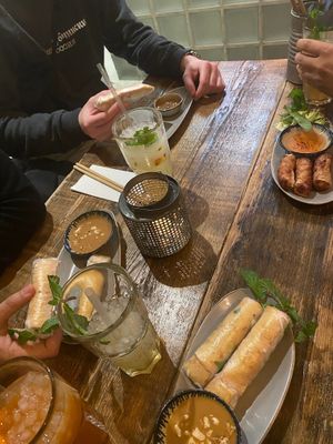 Summer rolls #Veganuary at Chum Chay in Cologne