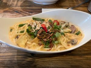 Banh Canh  Ca Ri (veganized)  at Chum Chay in Cologne