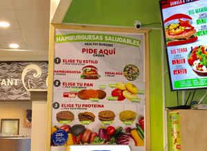 Here are the types of bread and veg patties they offer! at Mammaterra in Puerto Varas