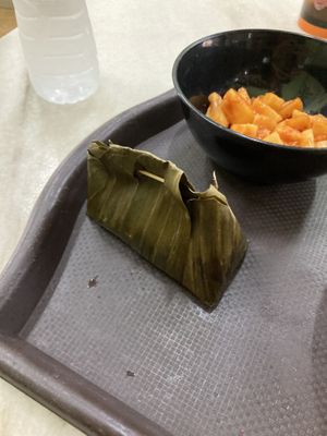 Otak otak. Filled banana leaf. Great!  at Evergreen Vegetarian House 长青素食之家 in Penang