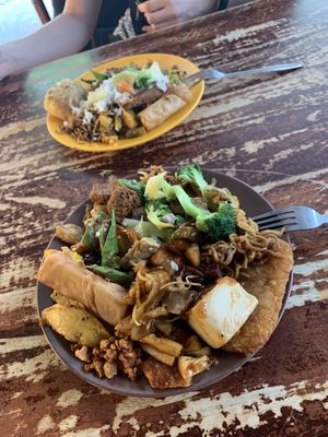 Everything for under 3 €! at Evergreen Vegetarian House 长青素食之家 in Penang