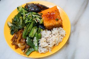 food at Evergreen Vegetarian House 长青素食之家 in Penang