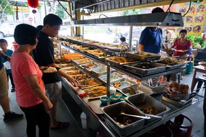 food at Evergreen Vegetarian House 长青素食之家 in Penang