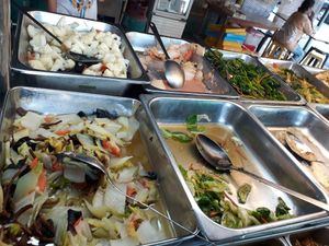 Veggies galore at Evergreen Vegetarian House 长青素食之家 in Penang