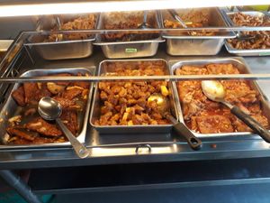 Mock meats at Evergreen Vegetarian House 长青素食之家 in Penang