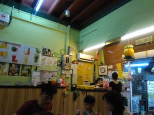 Counter at Evergreen Vegetarian House 长青素食之家 in Penang
