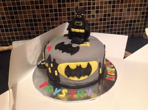 Chocolate sponge cake..Lego batman cake.. at Vegangela Rose Cakes in Cwmllynfell