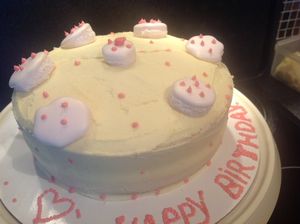 Pistachio and rose water cake.. at Vegangela Rose Cakes in Cwmllynfell