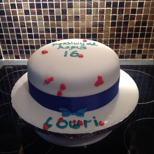 Birthday cake.. at Vegangela Rose Cakes in Cwmllynfell