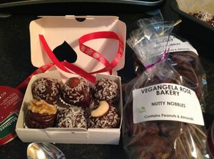 Treats at Vegangela Rose Cakes in Cwmllynfell