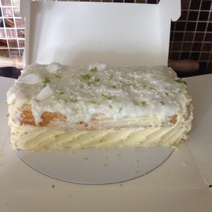 Lime and coconut... at Vegangela Rose Cakes in Cwmllynfell