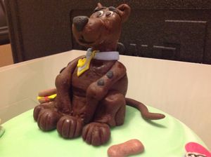 Scoobydoo cake.. at Vegangela Rose Cakes in Cwmllynfell