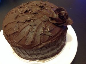 Chocolate cake... at Vegangela Rose Cakes in Cwmllynfell