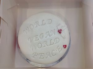 Christmas cake. at Vegangela Rose Cakes in Cwmllynfell