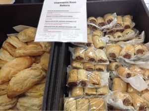 Pasties and sausage rolls.. at Vegangela Rose Cakes in Cwmllynfell