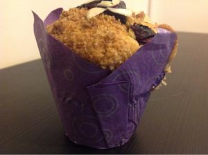Blueberry muffin. at Vegangela Rose Cakes in Cwmllynfell