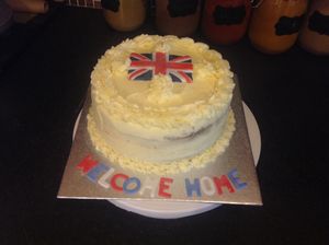 Welcome home. at Vegangela Rose Cakes in Cwmllynfell