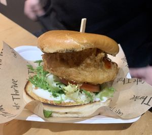 ‘Halloumi’ burger  at Cafe Thrive in Southampton