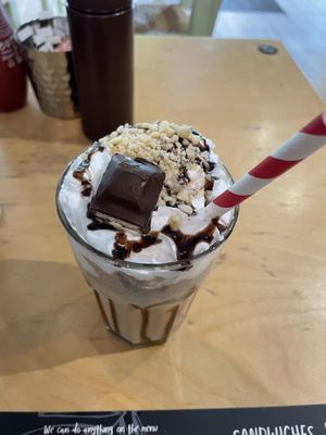 Love Raw milkshake, really good  at Cafe Thrive in Southampton