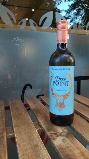 Vegan wine at Cafe Thrive in Southampton