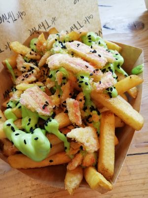 Halloween special: Freaky fries (small) at Cafe Thrive in Southampton