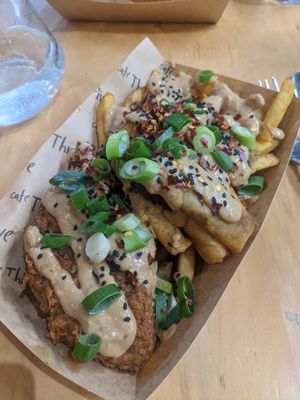 satay box at Cafe Thrive in Southampton