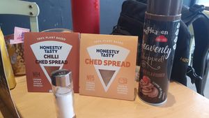 Extra bits picked up for the road at Cafe Thrive in Southampton