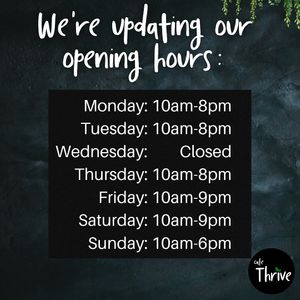 (OLD) Latest opening hours 2023 at Cafe Thrive in Southampton