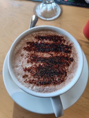 Hot chocolate at Cafe Thrive in Southampton