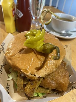 Kebab Burger Special  at Cafe Thrive in Southampton